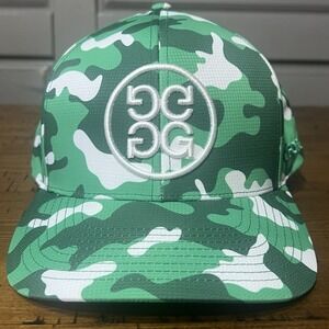 G FORE Hat Adult One Size Camo Chainstitch Circle Limited Edition Golf Green